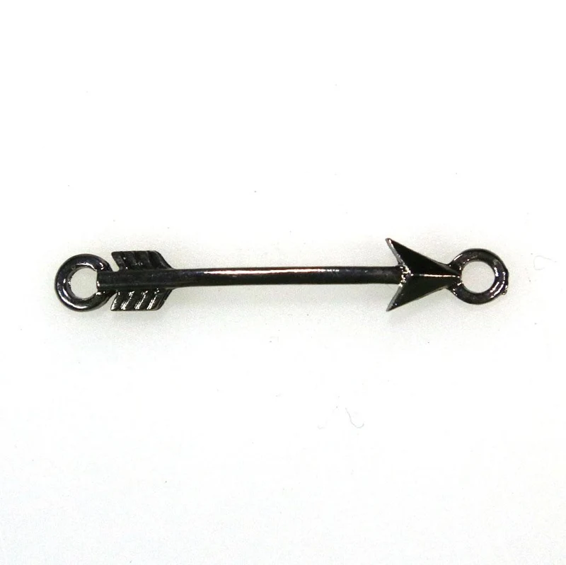 Connecteur bijoux Flèche Tendre 43 x 6 mm (1 pièce)