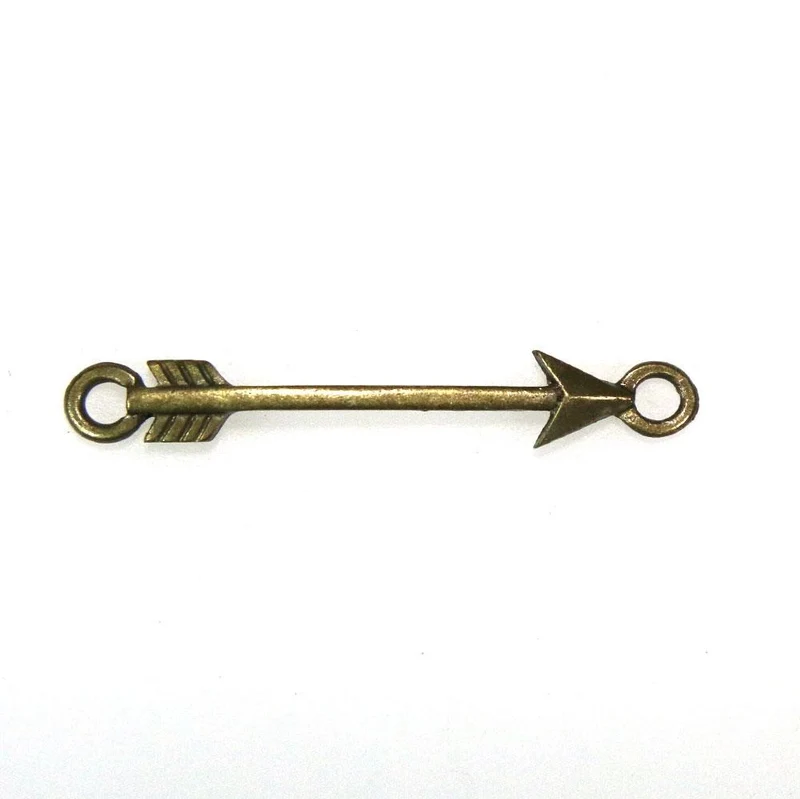 Connecteur bijoux Flèche Tendre 43 x 6 mm (1 pièce)