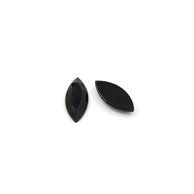 Cabochon strass acrylique Amande 20 x 9 mm (5 pièces)