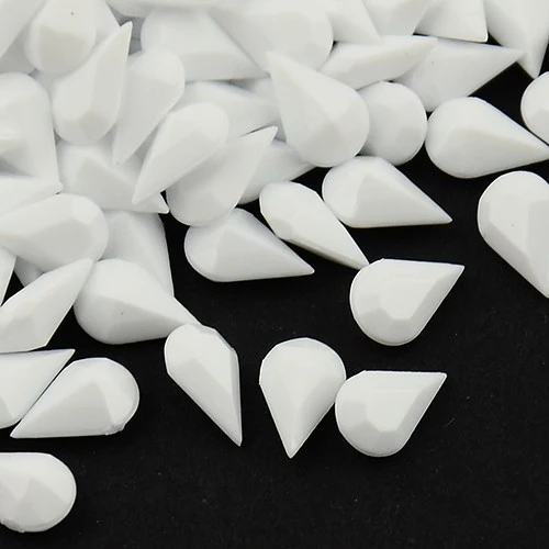 Strass bijoux acrylique Goutte 5 x 3 mm (50 pièces)