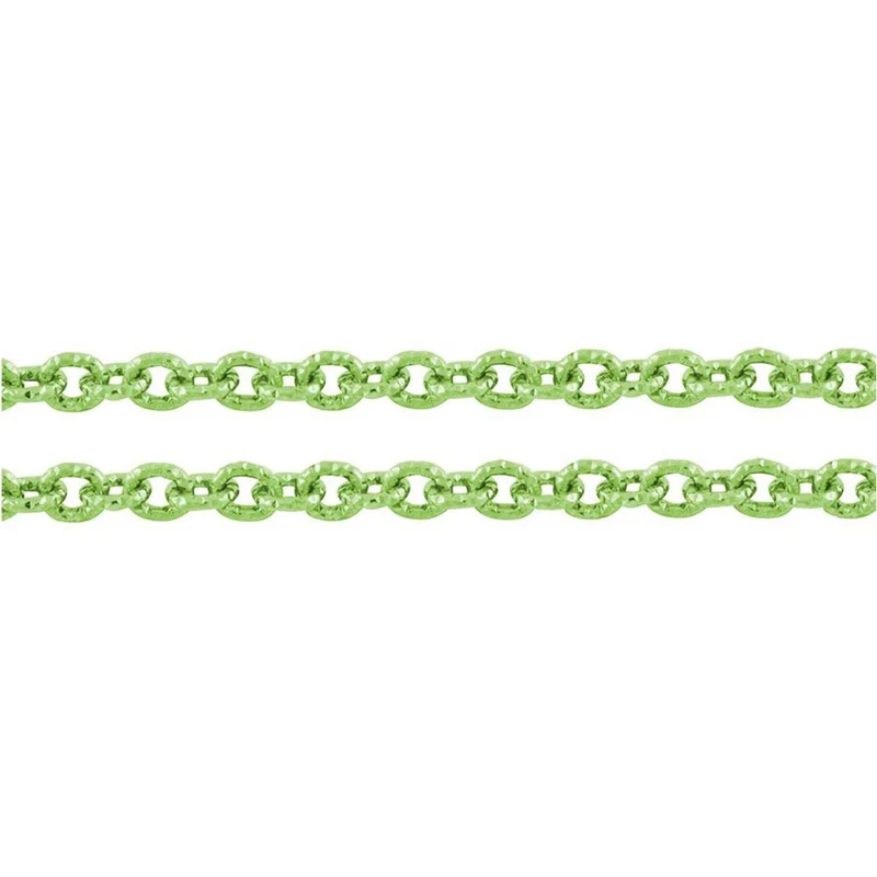 Chaine bijoux à mailles forçat 7 x 6 mm (1 mètre)