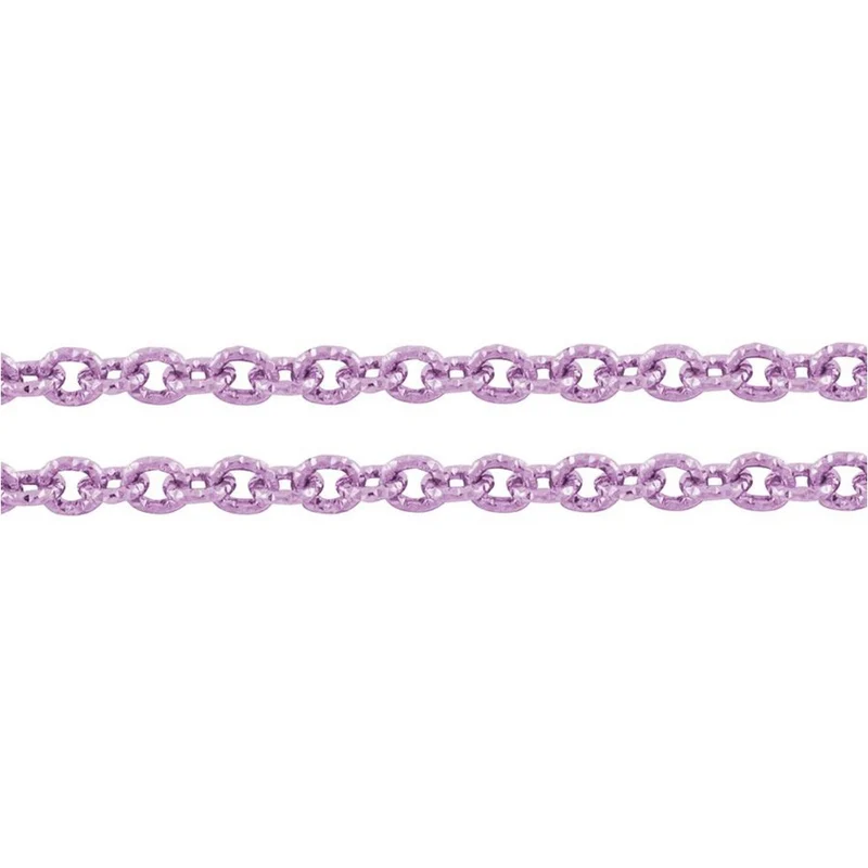 Chaine bijoux à mailles forçat 7 x 6 mm (1 mètre)