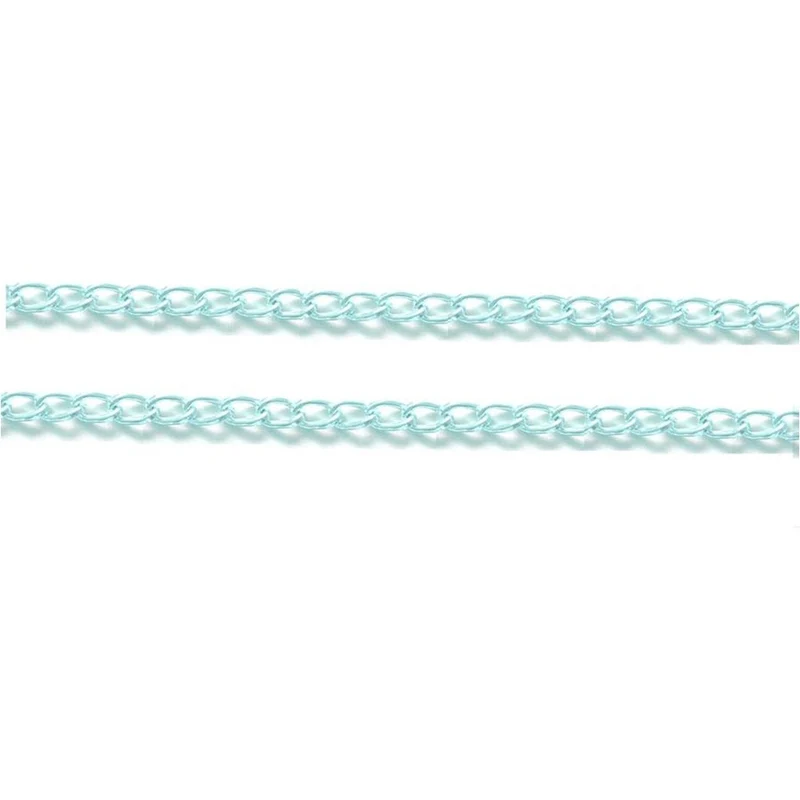 Chaine à mailles cheval 9 x 5 mm (1 mètre)
