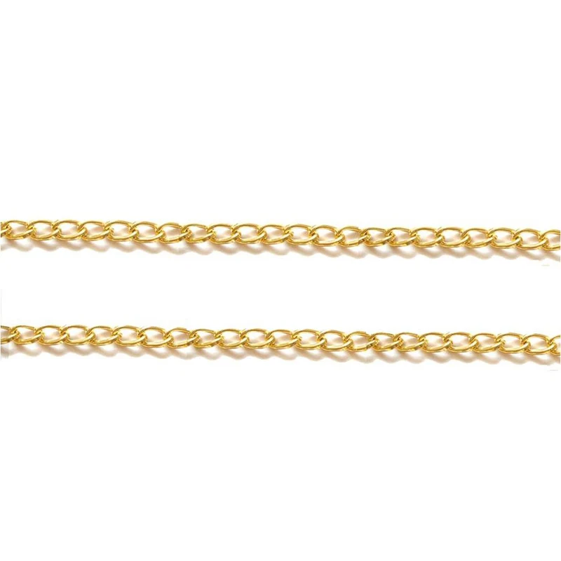Chaine à mailles cheval 9 x 5 mm (1 mètre)
