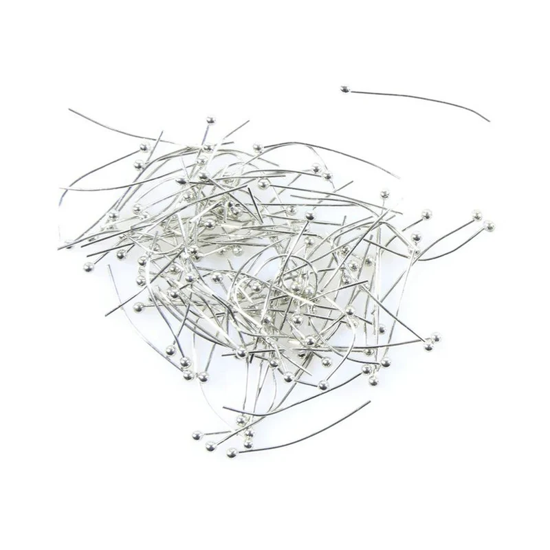 Tige clou bijoux à bout rond 20 mm (100 pièces)