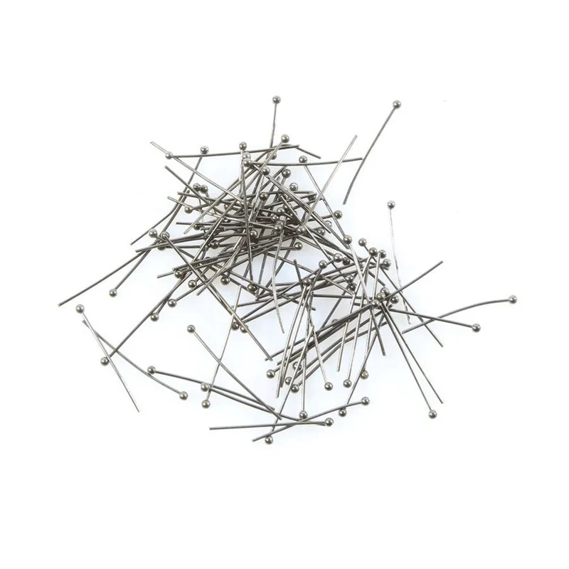 Tige clou bijoux à bout rond 20 mm (100 pièces)