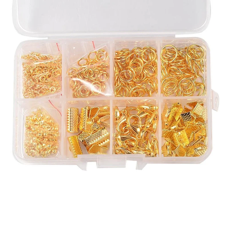 Kit de fermoirs, anneaux et accessoires de finition