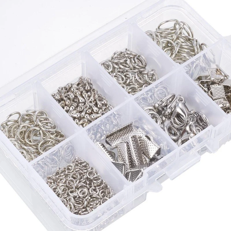 Kit de fermoirs, anneaux et accessoires de finition