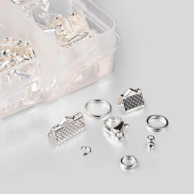 Kit de fermoirs, anneaux et accessoires de finition