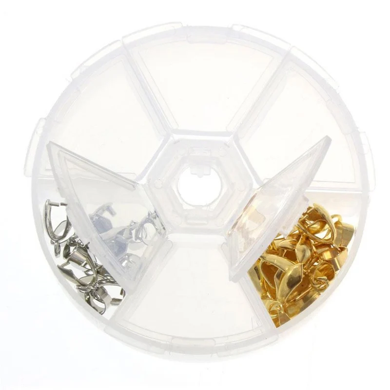 Boite de rangement perles accessoires bijoux 6 compartiments