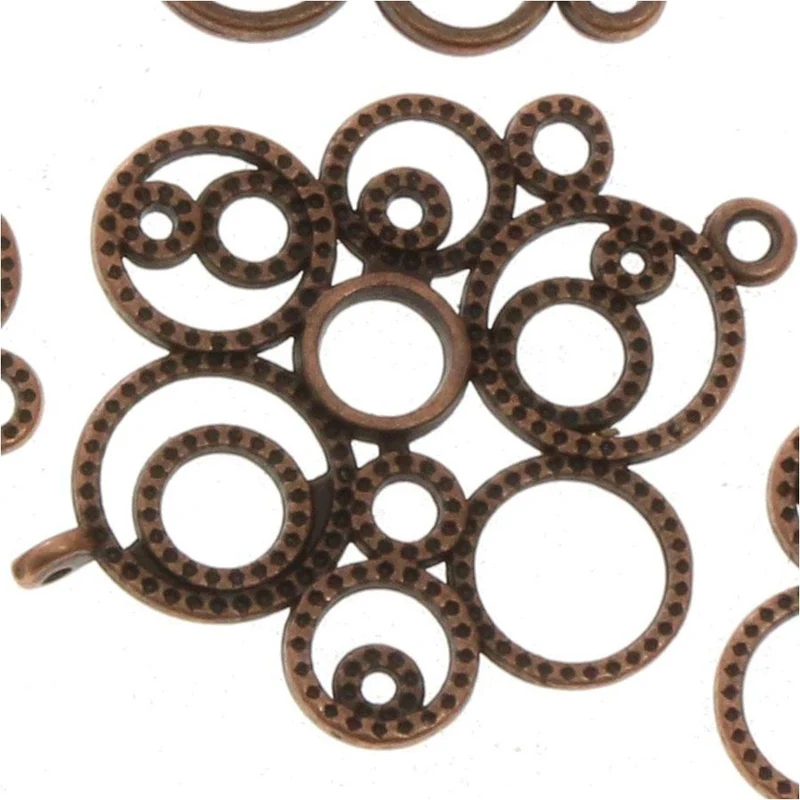 Connecteurs bijoux Bulles (5 pièces)