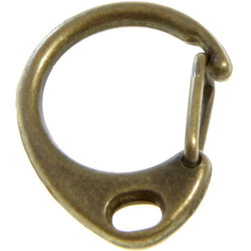 Mousqueton anneau porte clé (5 pièces)