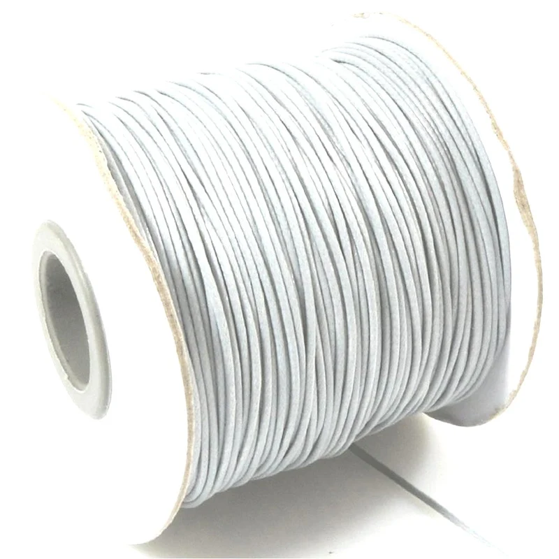 Fil coton ciré 1 mm en bobine de 80 mètres