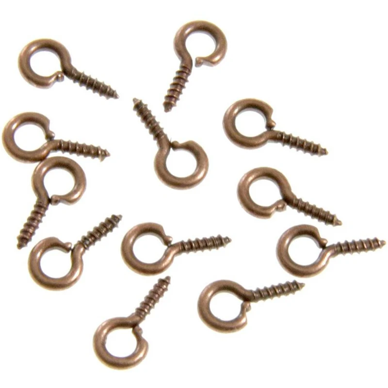 Piton à vis pour création bijoux 8 mm (100 pièces)