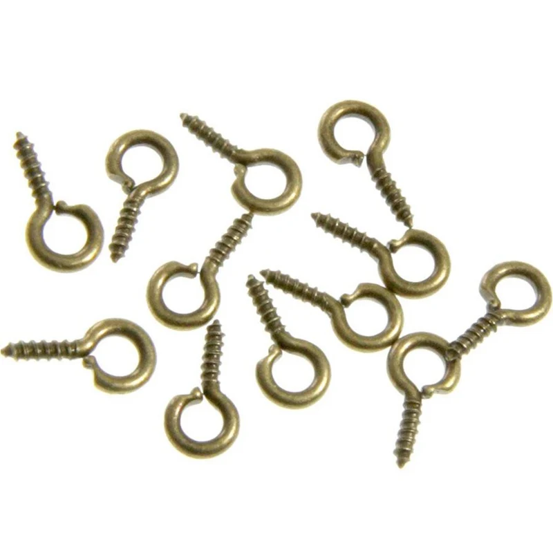 Piton à vis pour création bijoux 8 mm (100 pièces)