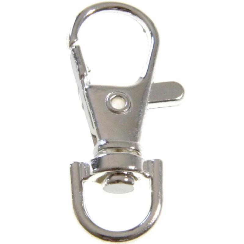 Mousqueton porte clé rotatif 35 mm (5 pièces)