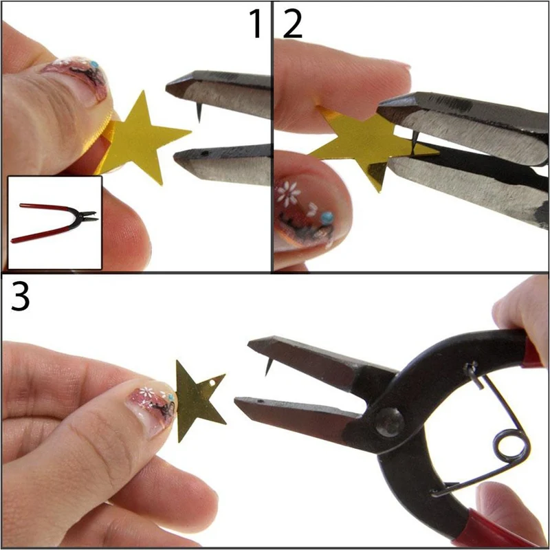 Pince aiguille pour perles et agrandir les trous des perles