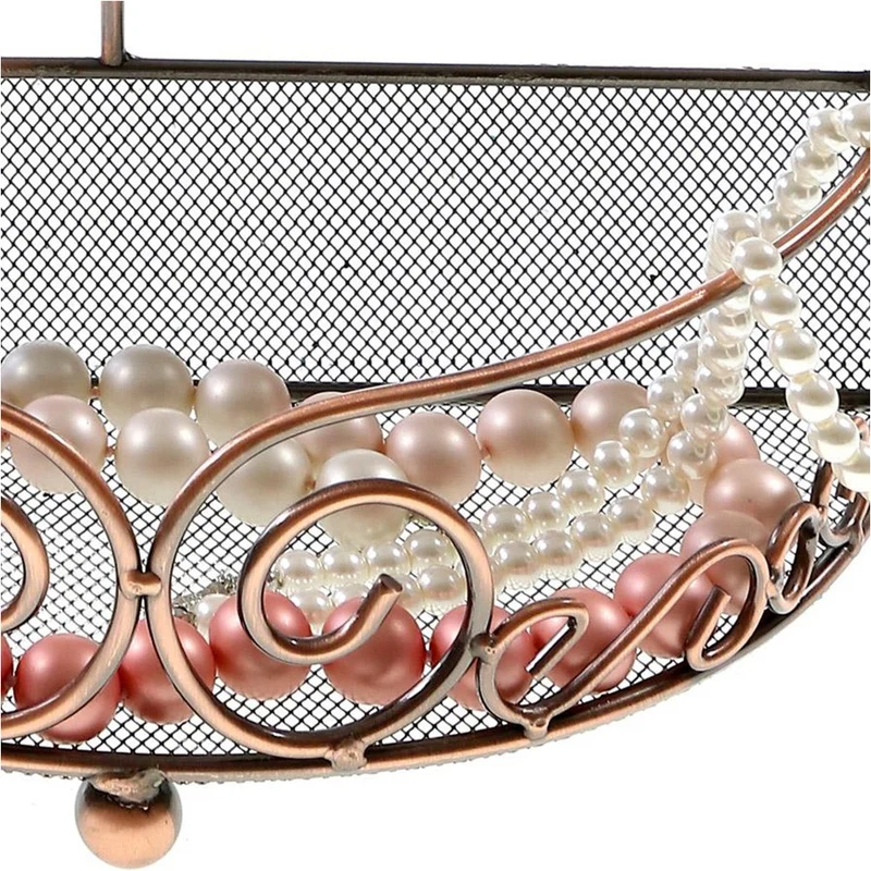 Porte bijoux cadre mixte Corbeille Baroque avec panier