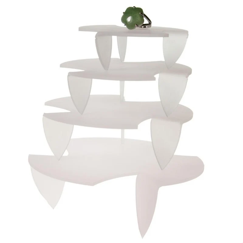 Support bijoux presentoir mini tables rondes (4 pièces)