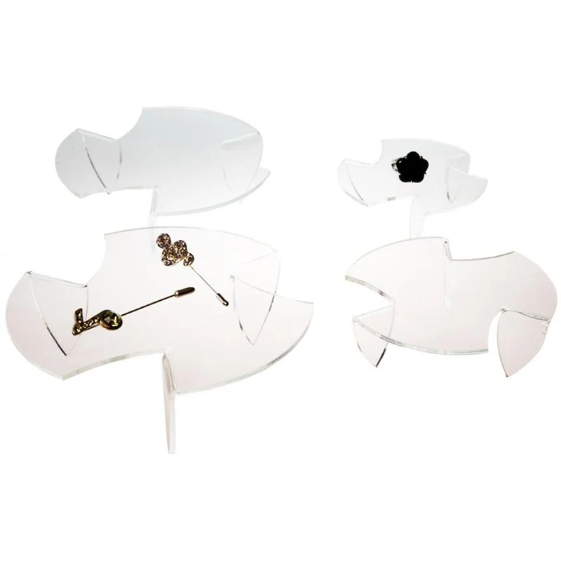 Support bijoux presentoir mini tables rondes (4 pièces)