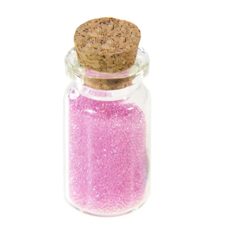 Microbilles caviar translucides en fiole