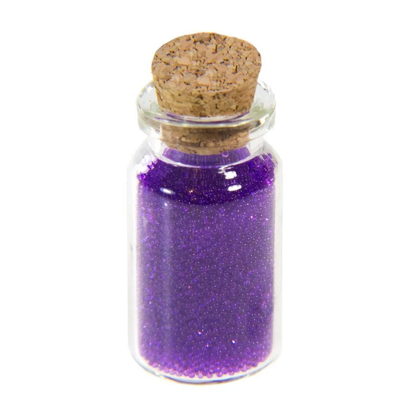 Microbilles caviar translucides en fiole