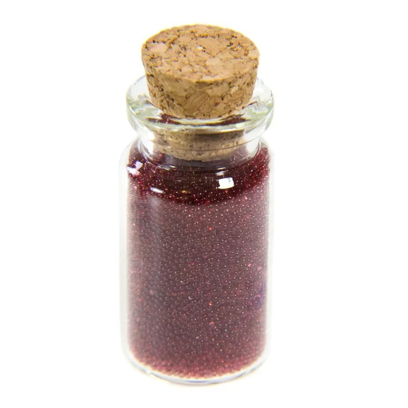 Microbilles caviar translucides en fiole