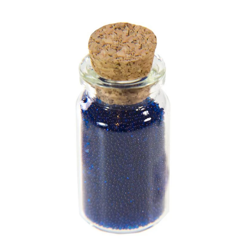 Microbilles caviar translucides en fiole