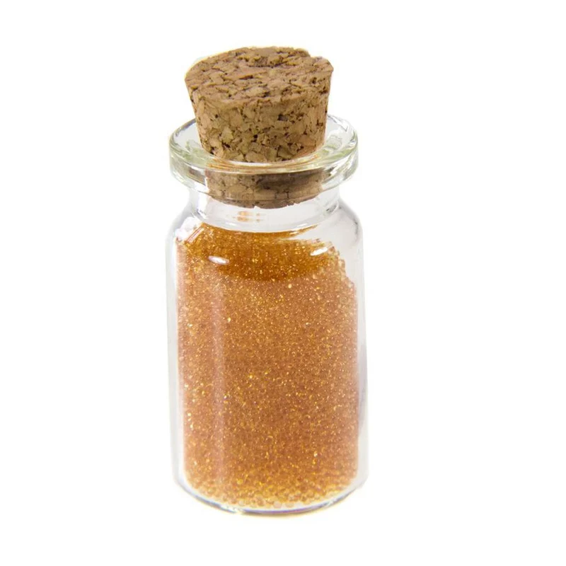 Microbilles caviar translucides en fiole