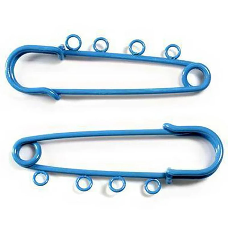Broche épingle à nourrice oeillets création bijoux 64mm ( 5 Pièces )