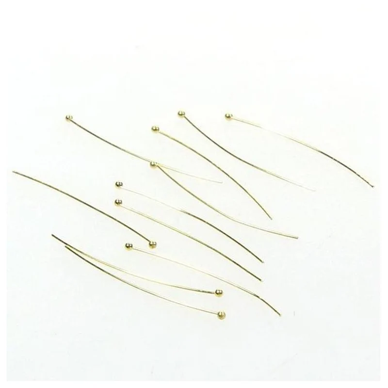 Tiges clous à têtes rondes pour création de bijoux 40 mm (100 pièces)
