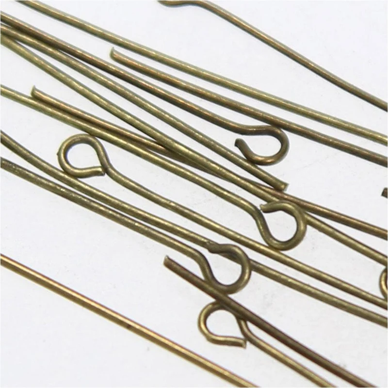 Tiges clous tête à œillets pour apprêts (200 pièces)