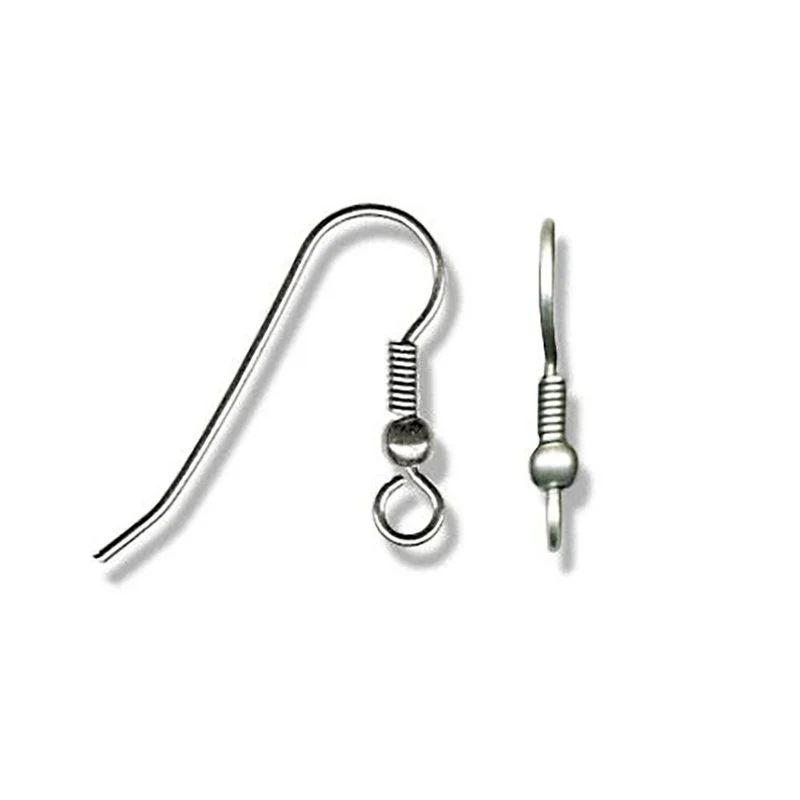 Crochets boucle d'oreille attache boucles 18 mm (200 pièces)
