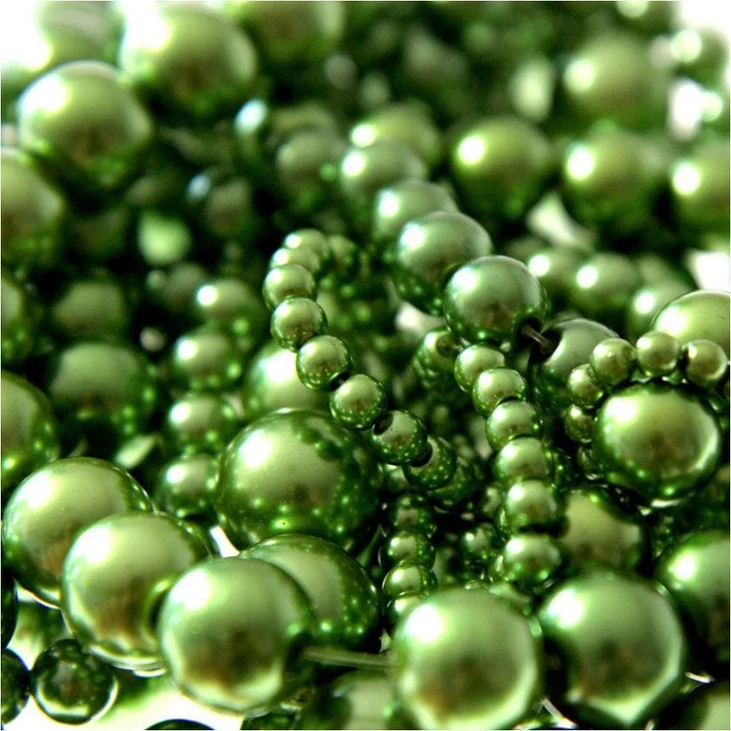 Perles nacrées 16 mm en verre de Bohême couleurs vives lot de 10