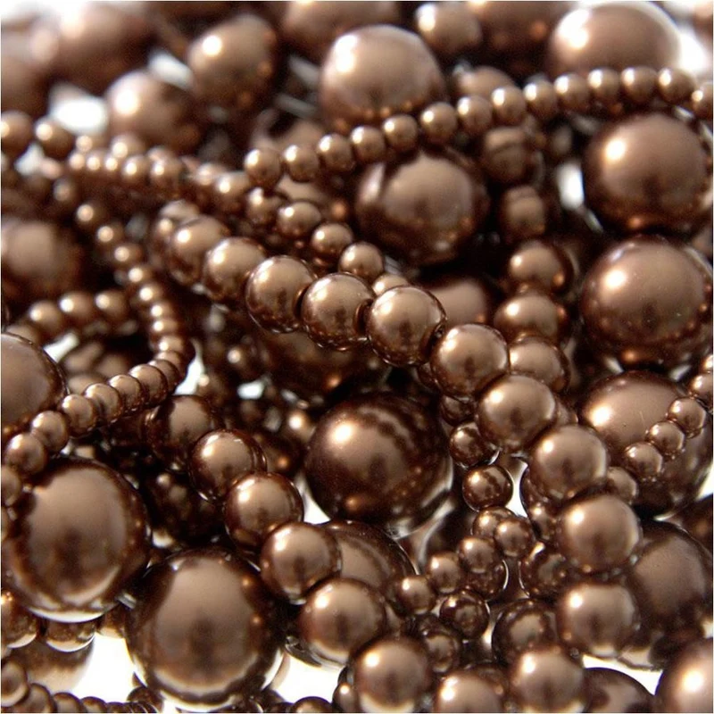 Perles nacrées 16 mm en verre de Bohême couleurs vives lot de 10