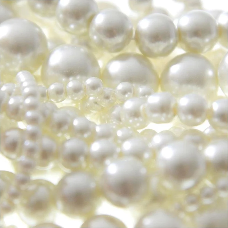 Perles nacrées 8 mm en verre de Bohême couleurs pastel lot de 20