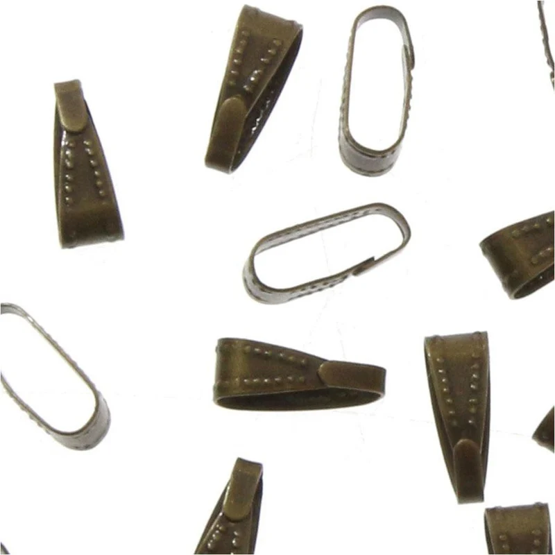 Attache Pendentif Bélière 10 X 4 Mm (10 Pièces)