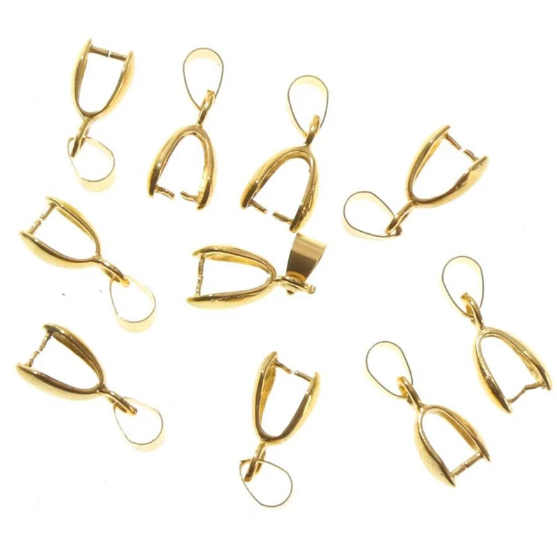 Bélières attache pendentif 19 x 5 mm ( 10 Pièces )