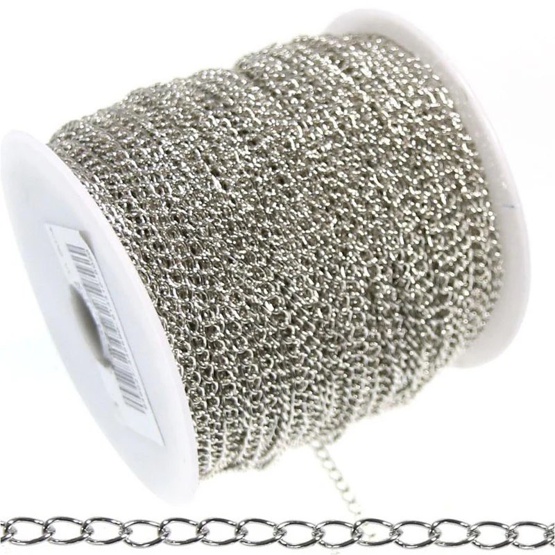 Chaine maille cheval 5 x 3 mm (3 x 1 mètre)