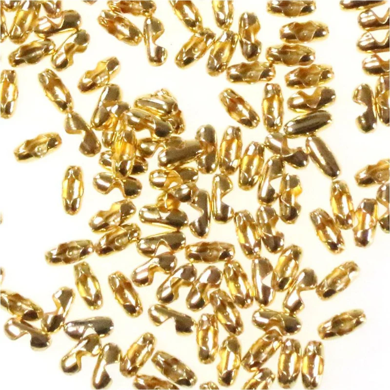 Fermoir Chaine À Billes ( 100 Pièces ) ( 5 X 2,5 Mm )