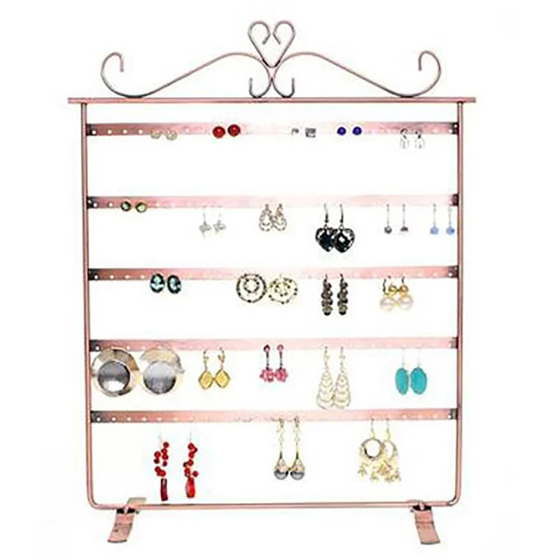 Présentoir boucles d'oreilles cadre à 5 rangs (60 paires)