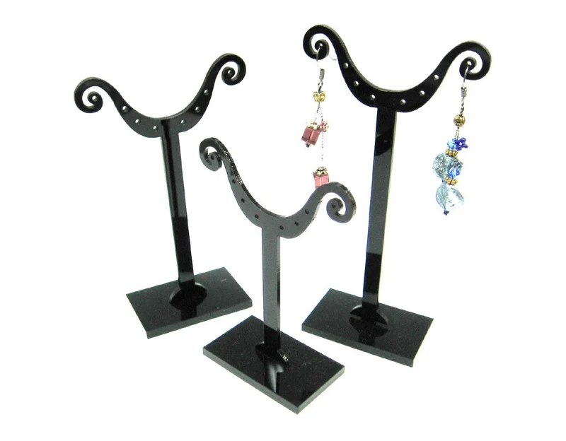 Présentoirs boucles d'oreille Taurus en plastique lot de 3