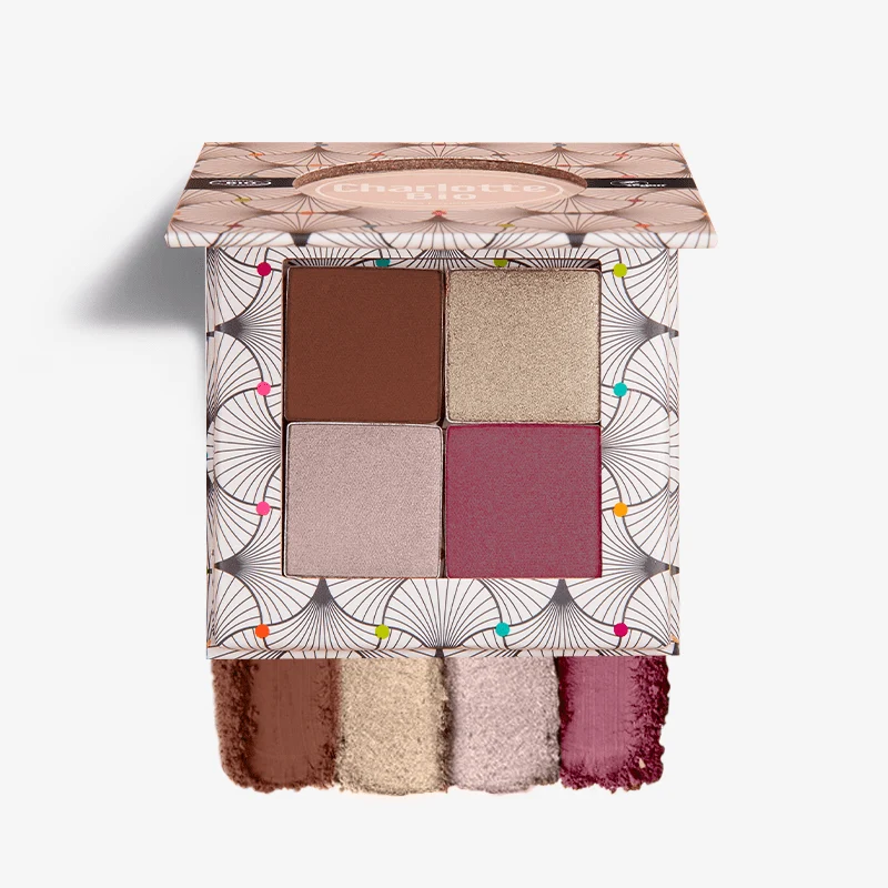 Palette de 4 fards à paupières BIO - Nude Rose