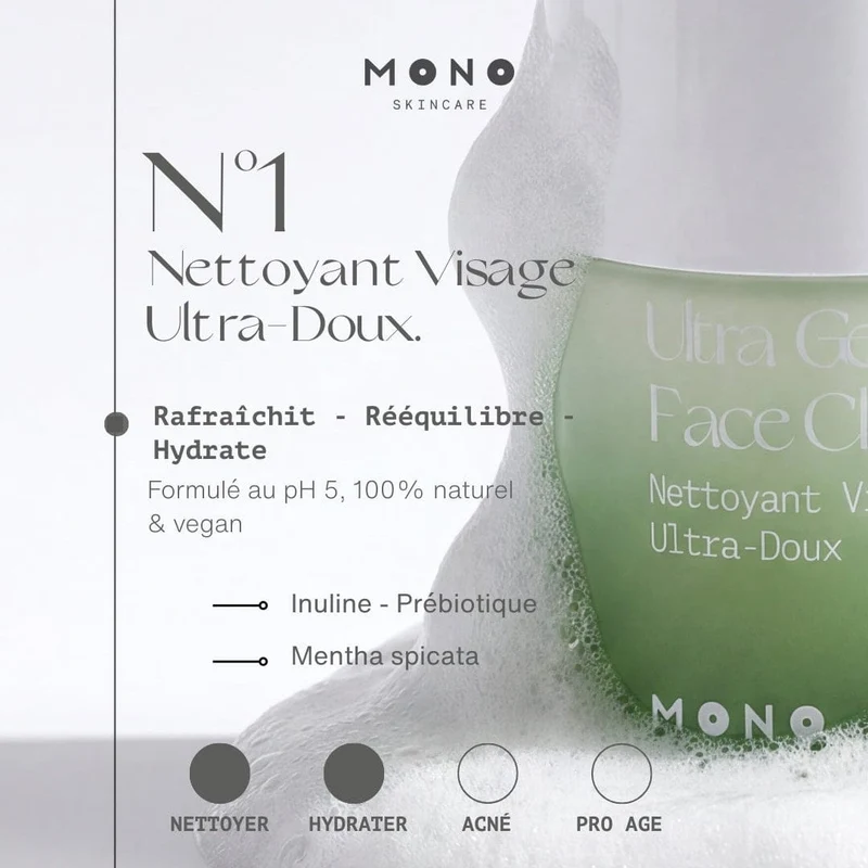 N°1 Nettoyant Visage Ultra-Doux
