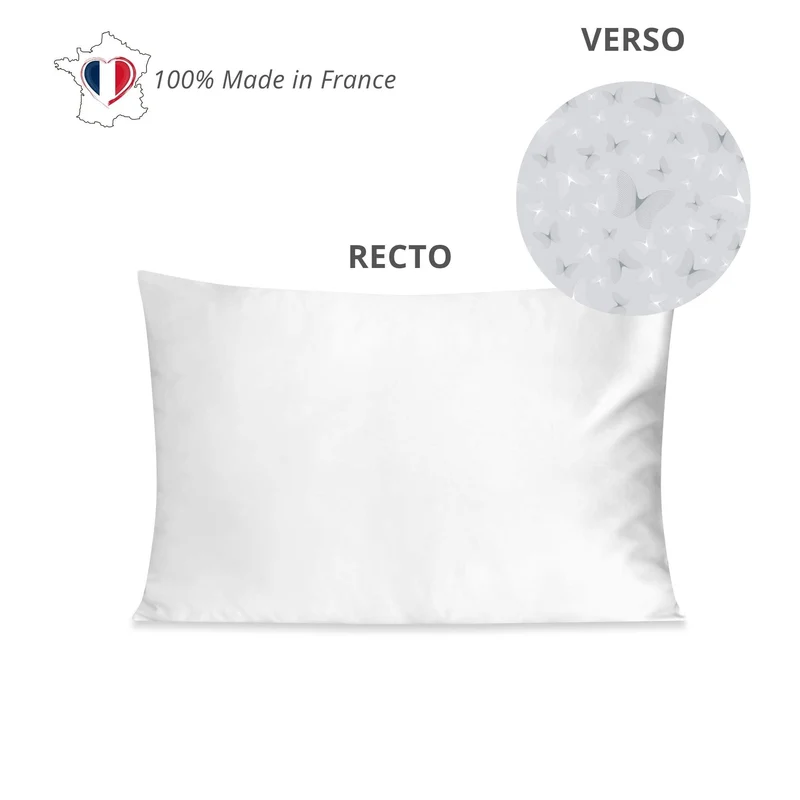 Taie d'oreiller en soie – Made in France – [Soie bio grade 6A] – SILKBIOTIC
