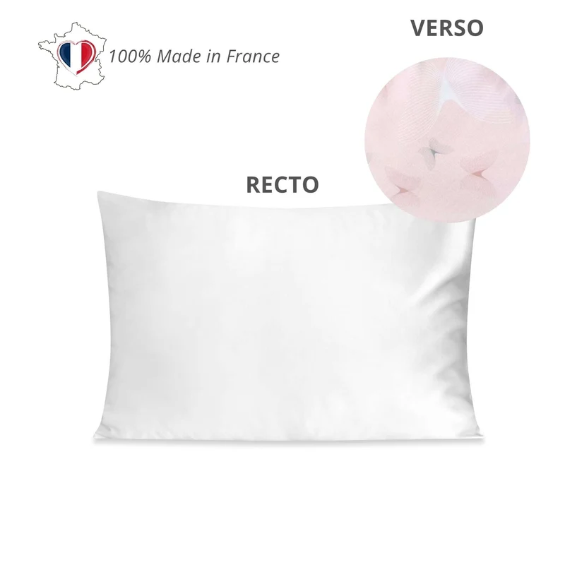 Taie d'oreiller en soie – Made in France – [Soie bio grade 6A] – SILKBIOTIC