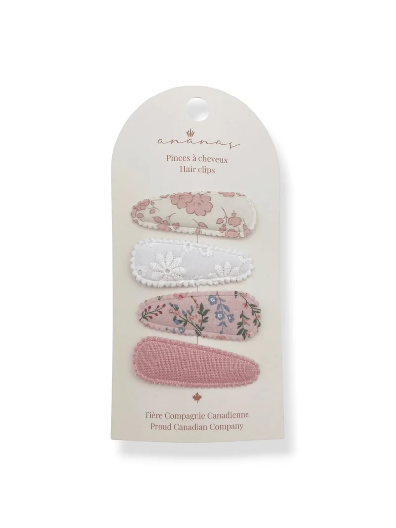 Barrettes en tissu - Brise printanière