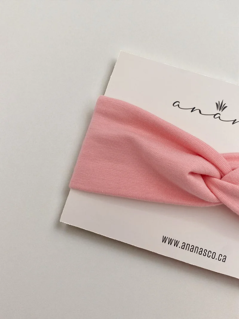 Bandeau pour bébé croisé en bambou