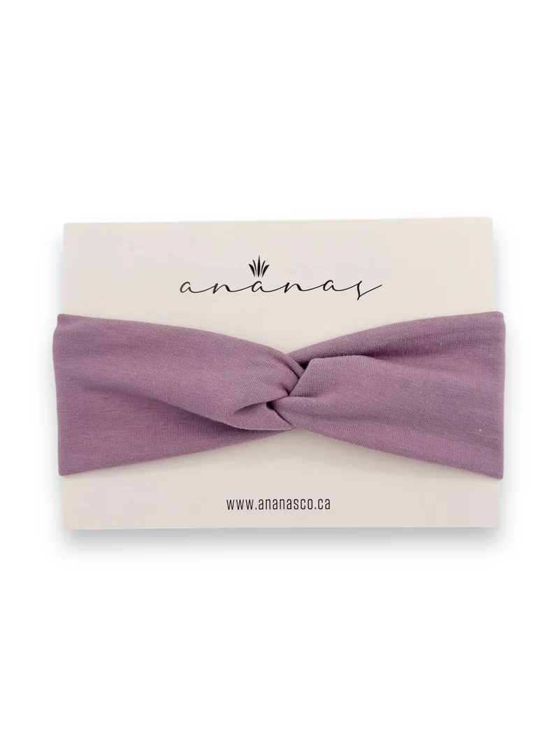 Bandeau pour bébé croisé en bambou