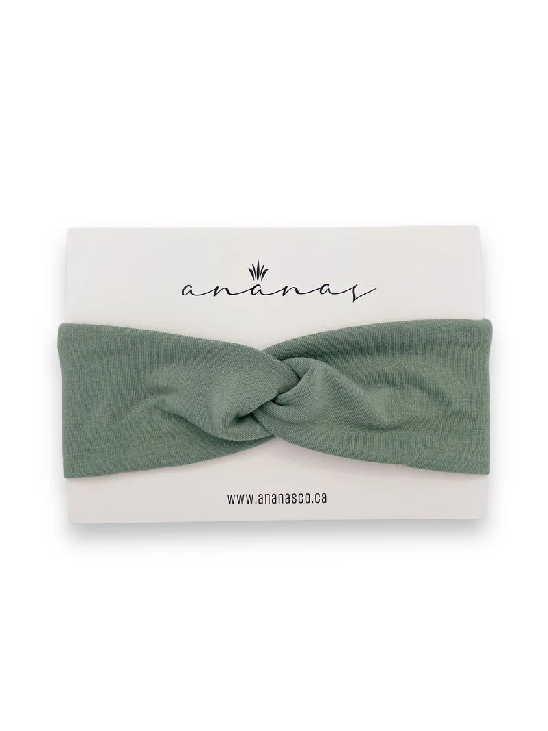 Bandeau pour bébé croisé en bambou